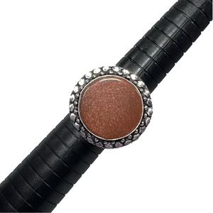 Goldstone 925 Gemstone Ring size 8.5